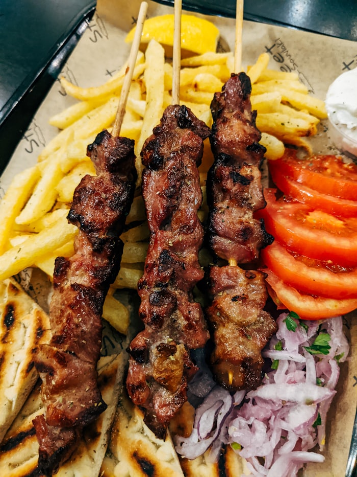 Vlees en kebab gerechten